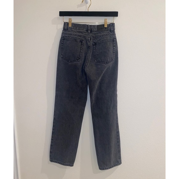 UNIF Ash Black Loose Fit Baggy Jeans Size 25 - Picture 2 of 4